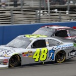 No. 48 Lowe's/Jimmie Johnson Foundation Chevy Impala racing at Sonoma (Fontana, 2012)