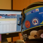 Blue Bunny Helmet of Hope hard at work at the Fisher House (Rockville, MD - 2012)