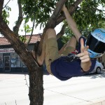 Blue Bunny Helmet of Hope Hanging Out at First Descents (Denver, CO - 2012)