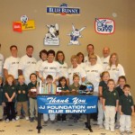United Way of Siouxland staff and volunteers with local pre school students (Le Mars, IA - 2012)