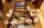 Blue Bunny Helmet of Hope visiting the United Way of Siouxland (Le Mars, IA - 2012)
