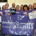 The helmet visits with Alzheimer's Association Florida Gulf Coast Chapter staff (Clearwater, FL - 2012)